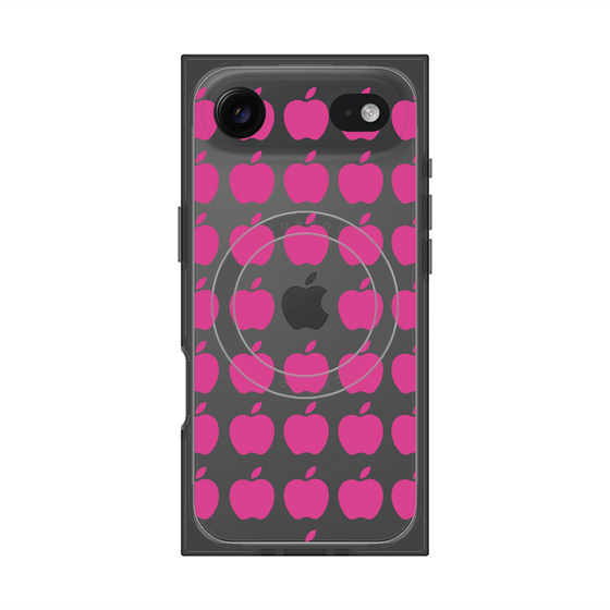 プレミアムスクエアケース with MagSafe［ Apple - Pink ］