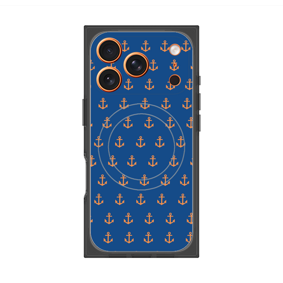 プレミアムスクエアケース with MagSafe［ Anchor - Orange ］