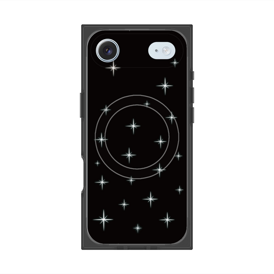 プレミアムスクエアケース with MagSafe［ Glitter - Black ］