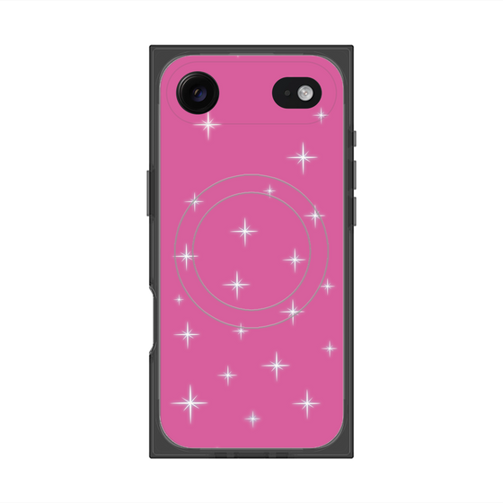 プレミアムスクエアケース with MagSafe［ Glitter - Pink ］