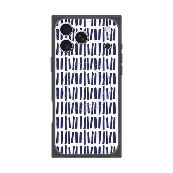 プレミアムスクエアケース with MagSafe［ Nordic - Blue ］