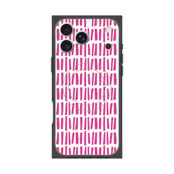 プレミアムスクエアケース with MagSafe［ Nordic - Pink ］