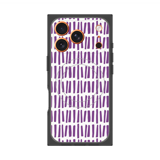 プレミアムスクエアケース with MagSafe［ Nordic - Purple ］
