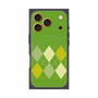 プレミアムスクエアケース with MagSafe［ Nordic Argyle - Green ］