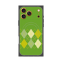 プレミアムスクエアケース with MagSafe［ Nordic Argyle - Green ］