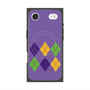プレミアムスクエアケース with MagSafe［ Nordic Argyle - Purple ］
