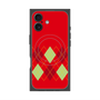 プレミアムスクエアケース with MagSafe［ Nordic Argyle - Red ］