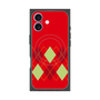 プレミアムスクエアケース with MagSafe［ Nordic Argyle - Red ］