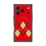 プレミアムスクエアケース with MagSafe［ Nordic Argyle - Red ］