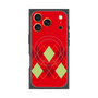 プレミアムスクエアケース with MagSafe［ Nordic Argyle - Red ］