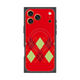 プレミアムスクエアケース with MagSafe［ Nordic Argyle - Red ］