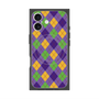 プレミアムスクエアケース with MagSafe［ Argyle - Purple ］