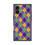 プレミアムスクエアケース with MagSafe［ Argyle - Purple ］