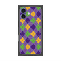 プレミアムスクエアケース with MagSafe［ Argyle - Purple ］