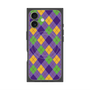 プレミアムスクエアケース with MagSafe［ Argyle - Purple ］