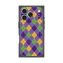 プレミアムスクエアケース with MagSafe［ Argyle - Purple ］
