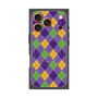 プレミアムスクエアケース with MagSafe［ Argyle - Purple ］