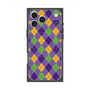 プレミアムスクエアケース with MagSafe［ Argyle - Purple ］