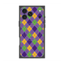 プレミアムスクエアケース with MagSafe［ Argyle - Purple ］