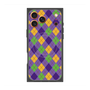 プレミアムスクエアケース with MagSafe［ Argyle - Purple ］