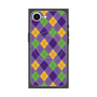 プレミアムスクエアケース with MagSafe［ Argyle - Purple ］