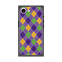 プレミアムスクエアケース with MagSafe［ Argyle - Purple ］