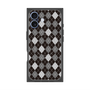 プレミアムスクエアケース with MagSafe［ Argyle - Black ］