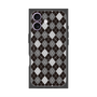 プレミアムスクエアケース with MagSafe［ Argyle - Black ］