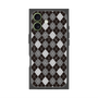 プレミアムスクエアケース with MagSafe［ Argyle - Black ］