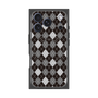 プレミアムスクエアケース with MagSafe［ Argyle - Black ］
