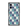 プレミアムスクエアケース with MagSafe［ Argyle - Blue ］