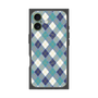 プレミアムスクエアケース with MagSafe［ Argyle - Blue ］
