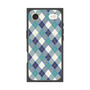 プレミアムスクエアケース with MagSafe［ Argyle - Blue ］