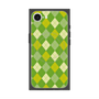 プレミアムスクエアケース with MagSafe［ Argyle - Green ］