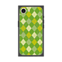 プレミアムスクエアケース with MagSafe［ Argyle - Green ］