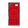 プレミアムスクエアケース with MagSafe［ Argyle - Red ］