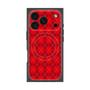 プレミアムスクエアケース with MagSafe［ Argyle - Red ］