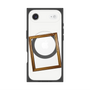 プレミアムスクエアケース with MagSafe［ Photo Frame - White ］