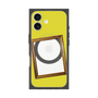 プレミアムスクエアケース with MagSafe［ Photo Frame - Yellow ］