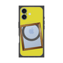 プレミアムスクエアケース with MagSafe［ Photo Frame - Yellow ］