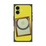プレミアムスクエアケース with MagSafe［ Photo Frame - Yellow ］