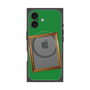 プレミアムスクエアケース with MagSafe［ Photo Frame - Green ］