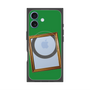 プレミアムスクエアケース with MagSafe［ Photo Frame - Green ］