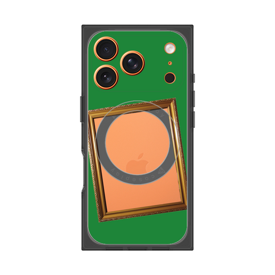 プレミアムスクエアケース with MagSafe［ Photo Frame - Green ］