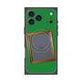 プレミアムスクエアケース with MagSafe［ Photo Frame - Green ］
