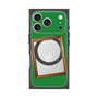 プレミアムスクエアケース with MagSafe［ Photo Frame - Green ］