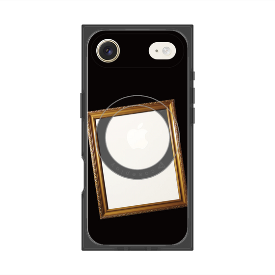 プレミアムスクエアケース with MagSafe［ Photo Frame - Black ］