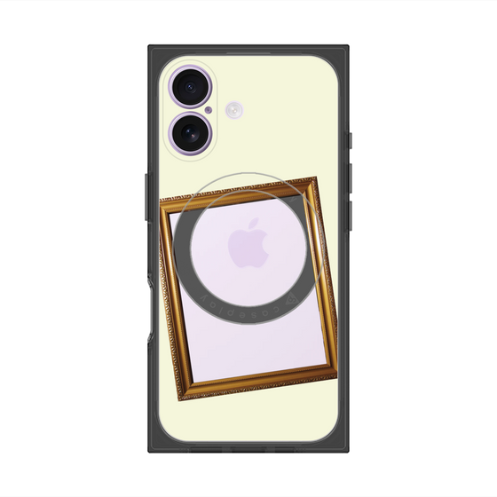 プレミアムスクエアケース with MagSafe［ Photo Frame - Ivory ］