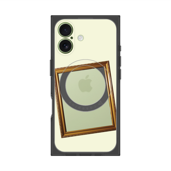 プレミアムスクエアケース with MagSafe［ Photo Frame - Ivory ］