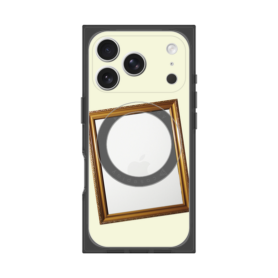 プレミアムスクエアケース with MagSafe［ Photo Frame - Ivory ］